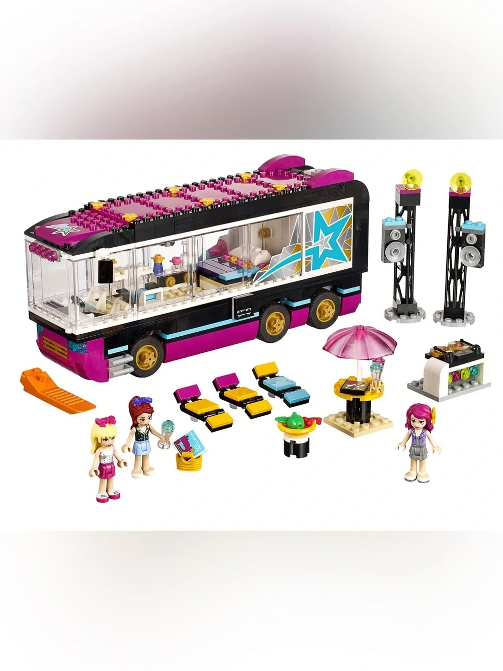 LEGO Friends Livi Tour Bus Party Play Set